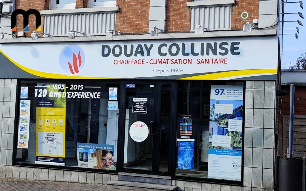 changement de l'enseigne douay collinse à caudry