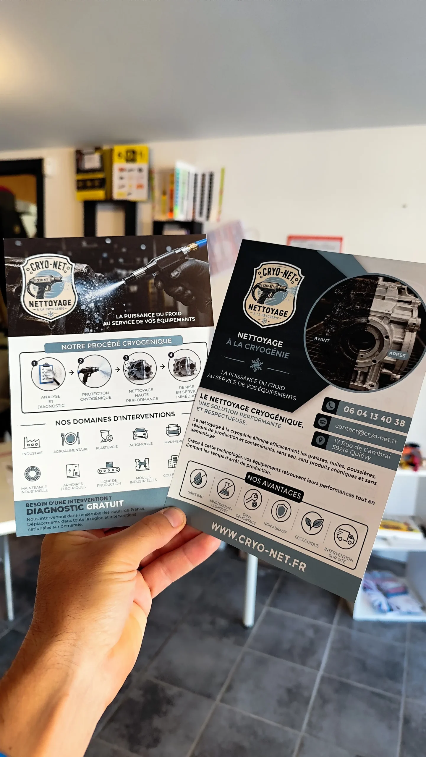 Flyers et supports print JAM Studio