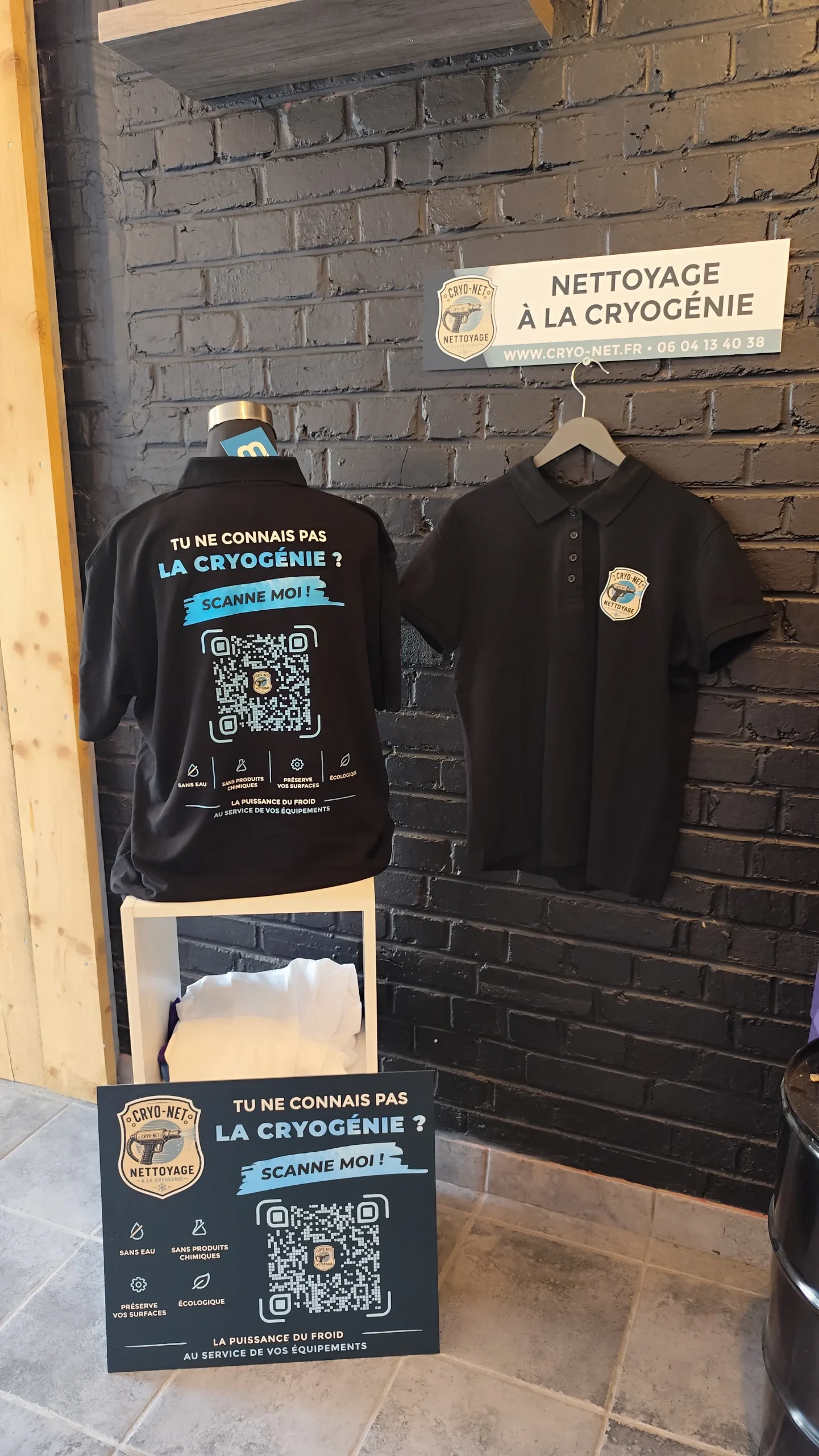 Polo professionnel personnalisé Cryo-net