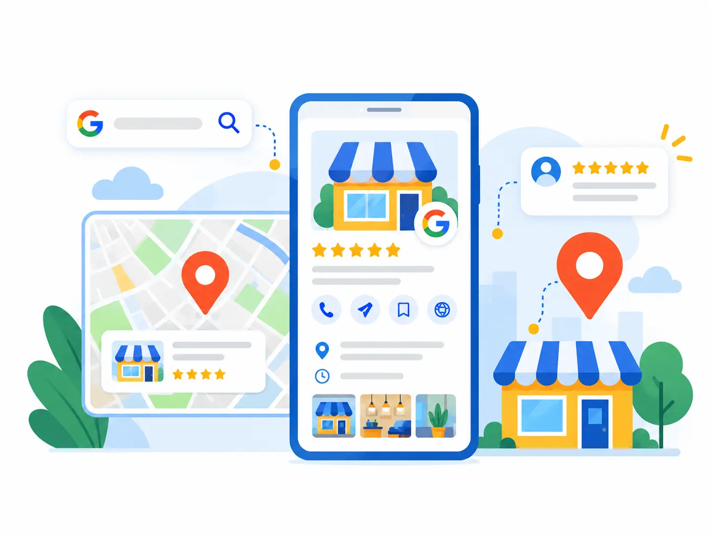 Optimisation Google Business par JAM Studio à Caudry